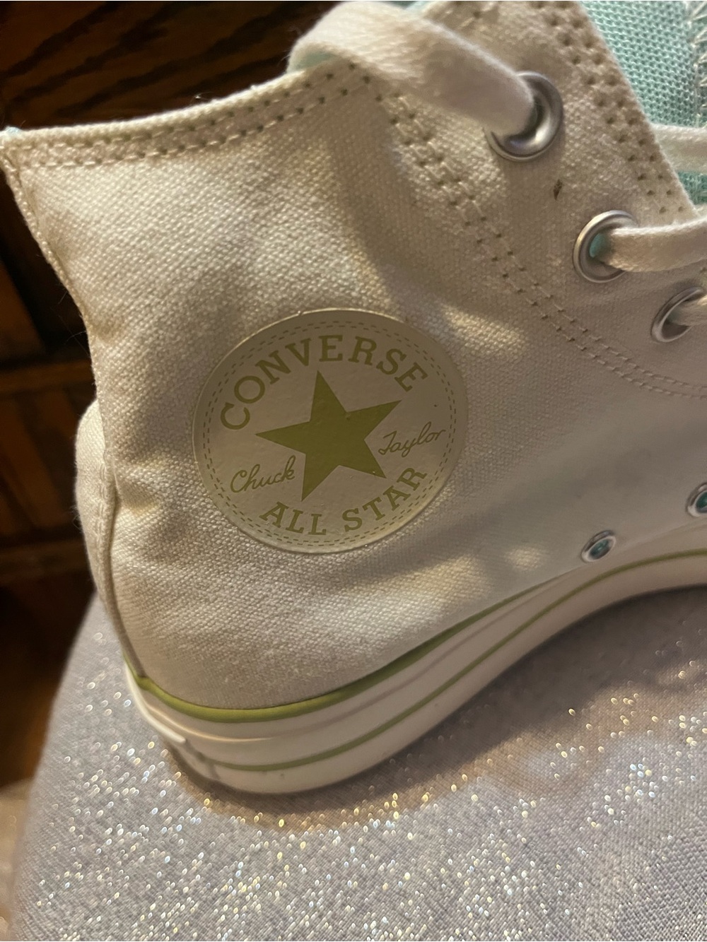 Converse Chuck Taylor All Star “Self Care Club” High Top Platform Sneaker (S 8) - Picture 10 of 12